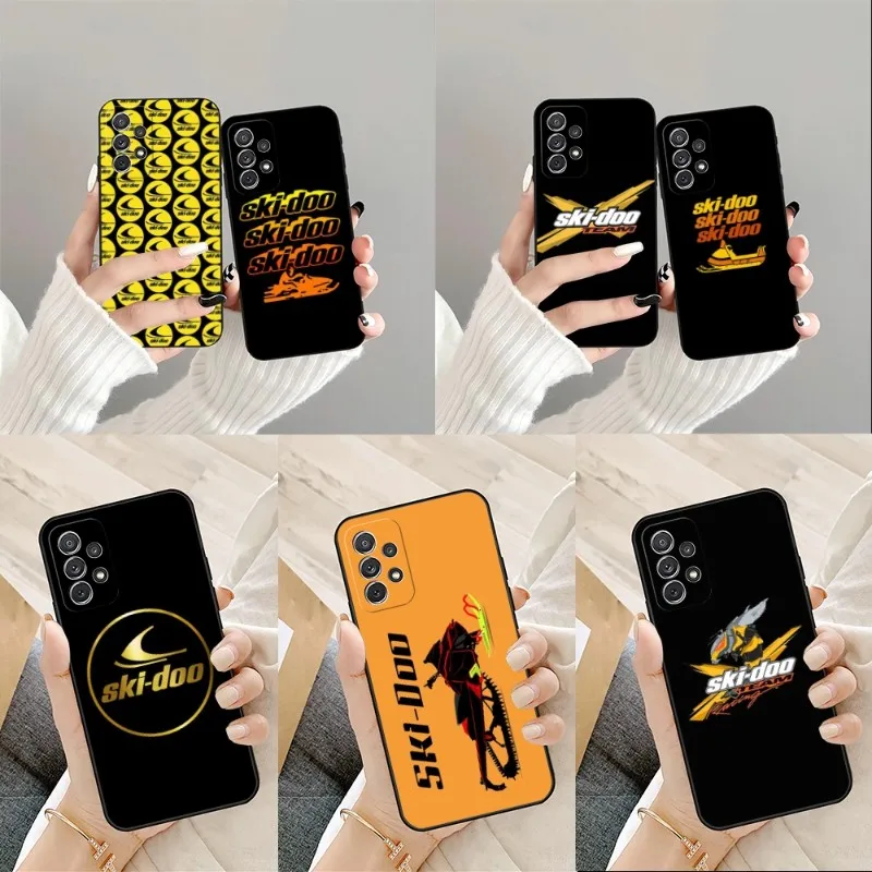 Ski Doo Ski-Doo Team Phone Case For Samsung A52 A51 A53 A12 A50 A33 A13 A22 A31 A40 A03S A32 A21 A81 A42 Silicone Black Cover