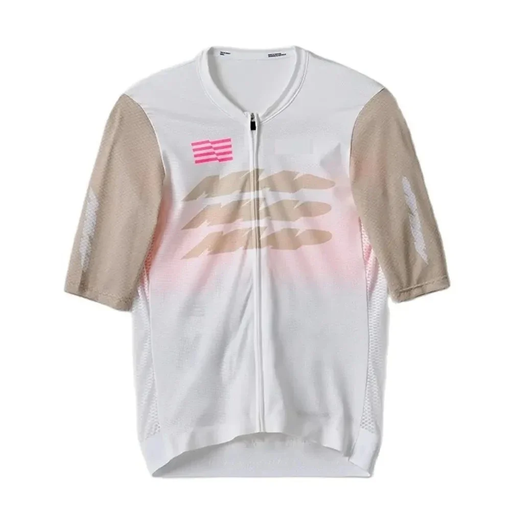 Summer short-sleeved quick-drying cycling clothing close-fitting men's outdoor cycling road MTB cycling shirt