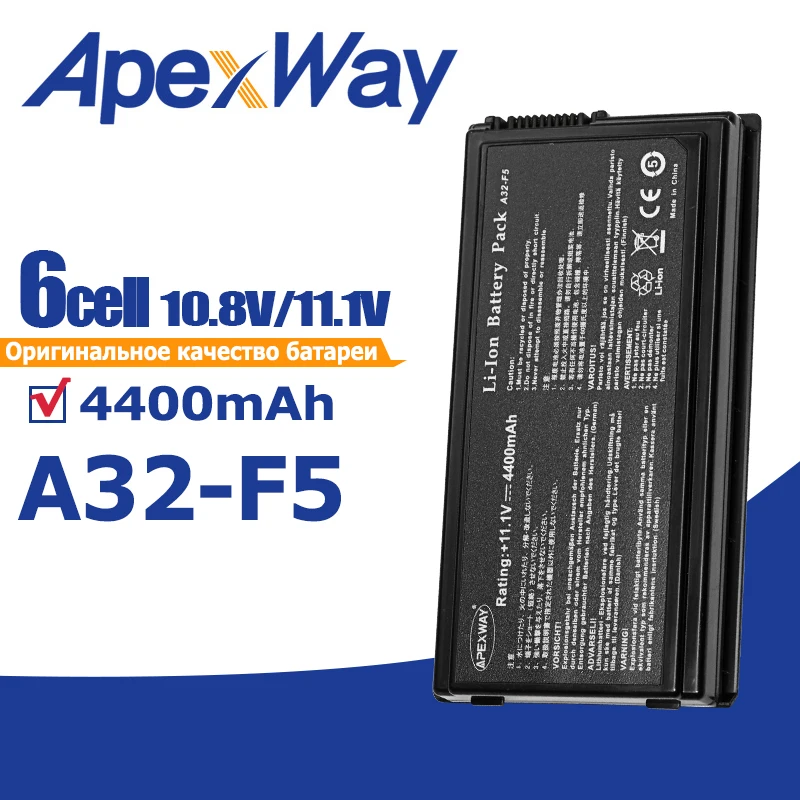 

Laptop battery for Asus A32-F5 F5 F5C F5GL F5M F5N F5R F5RI F5SL F5Sr F5V F5VI F5VL F5Z X50 X50C X50M X50N X50RL X50SL