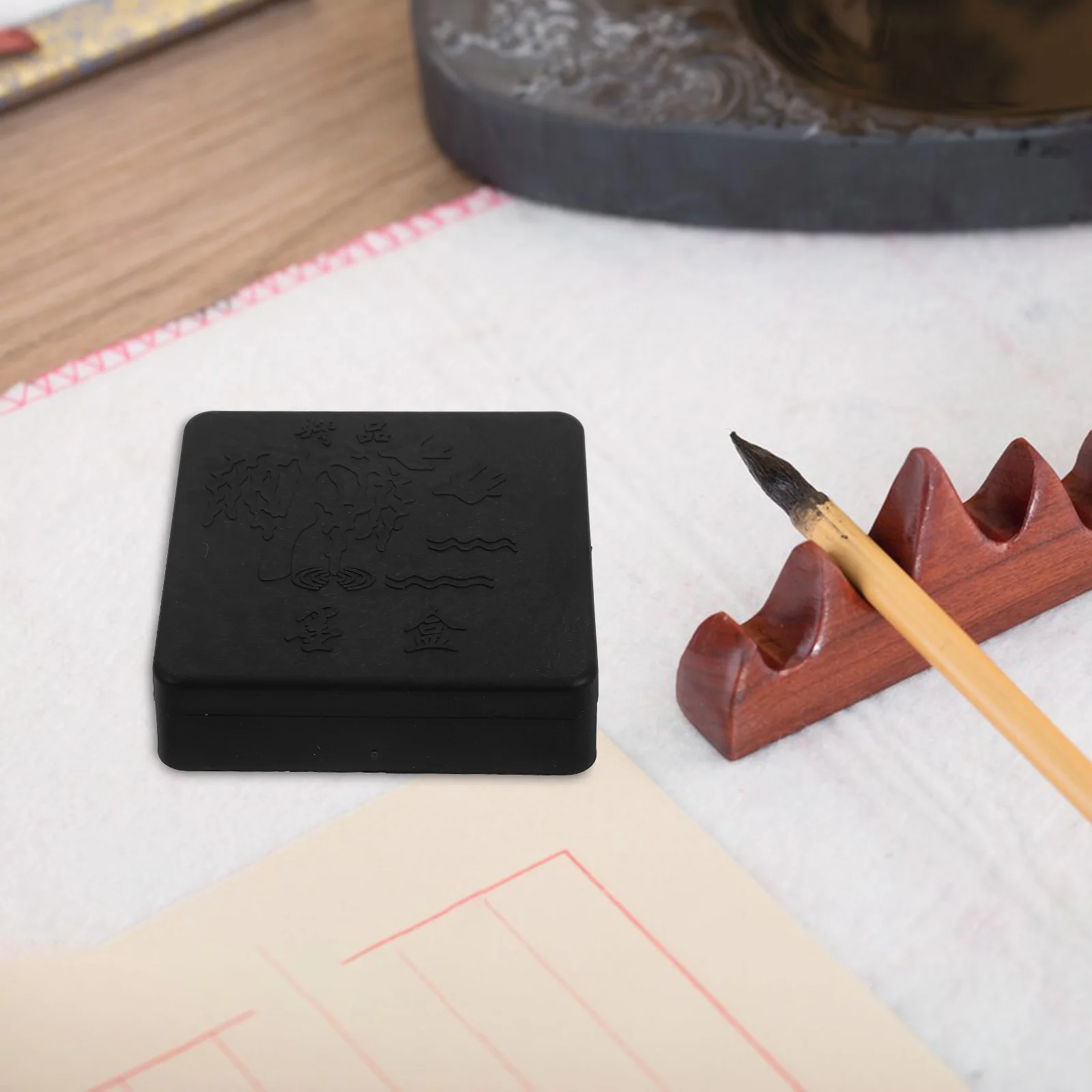 10 Pcs Calligraphy Chinese Painting Japanese Tray Plastic Ceramic Disc Student Tsick Stick