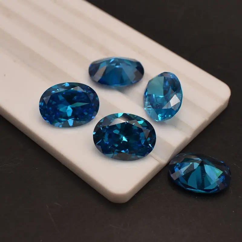 Natürlich abgebaut tiefes Aquamarin unbeheizt 15,0 ct 13x18mm oval geschnitten vvs lose Edelsteins chmuck Herstellung Edelstein