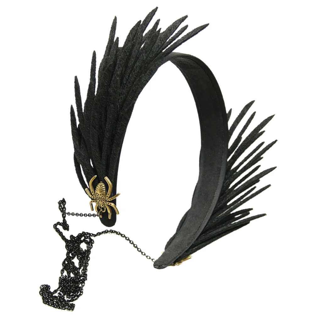 Halloween Headband Gothic Hair Hoop Party Decoration Headdress Costume Novelty Baroque