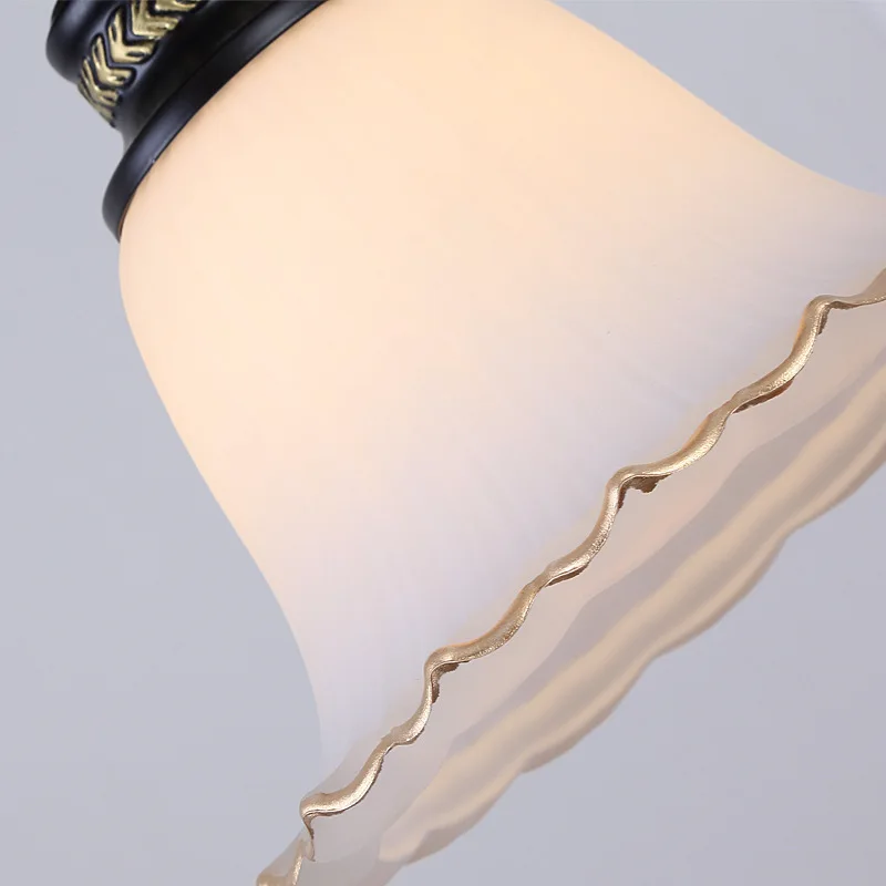 E27 مصباح سقف واحد صغير من الزجاج البسيط المستدير لإضاءة شرفة المدخل والشرفة