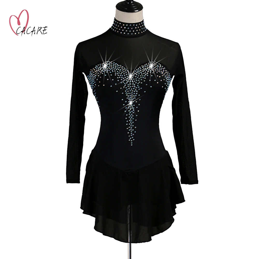 

Figure Skating Dress Dance Wear Stage Costume Clothing Girl Children Clothes Artistic Ice Skating Dress Dance Leotard D0594