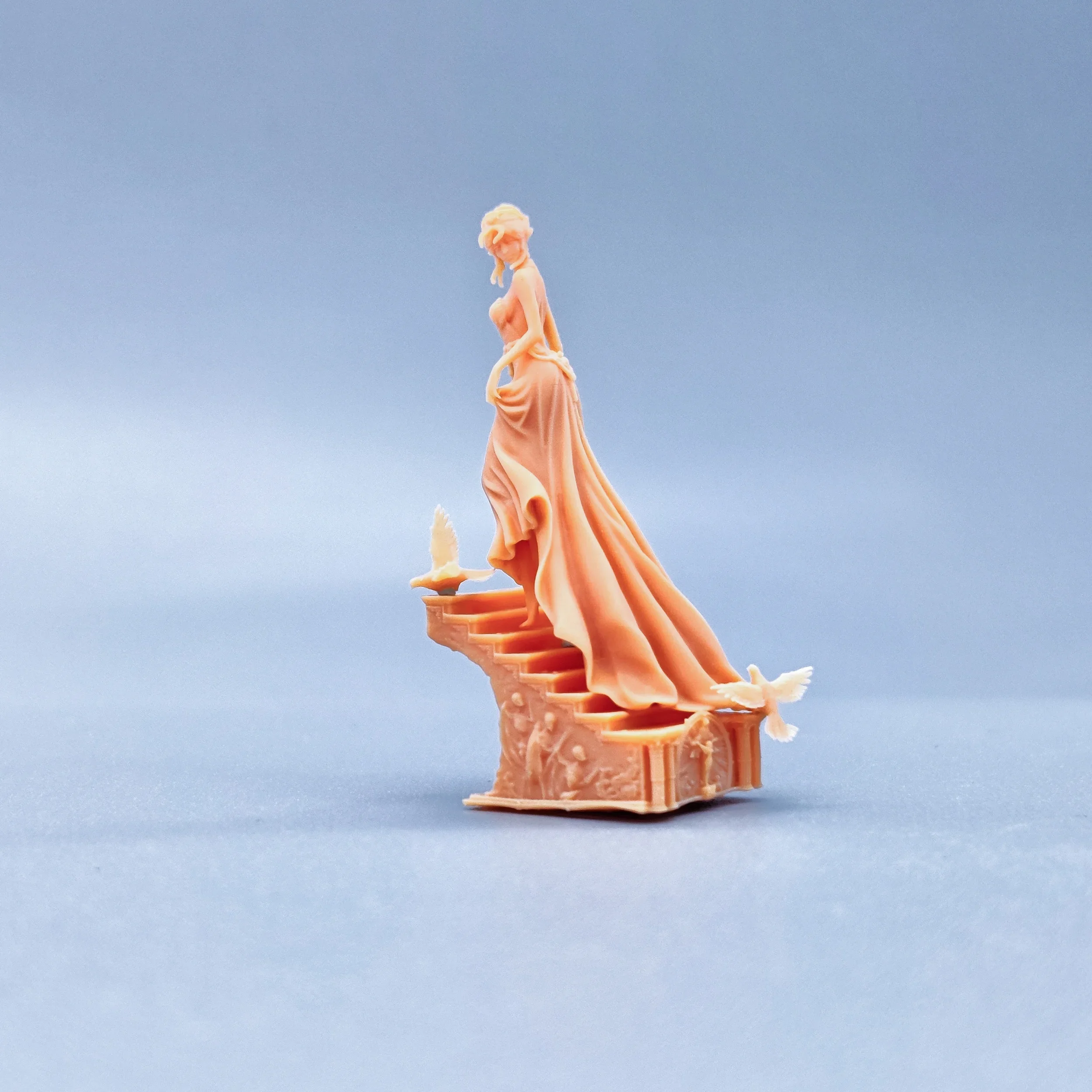 1/64 1/50 1/43 Figuren Maßstab Modell Harz Schritt Prinzessin Ungefärbte Miniaturen Diorama Handbemalt V529