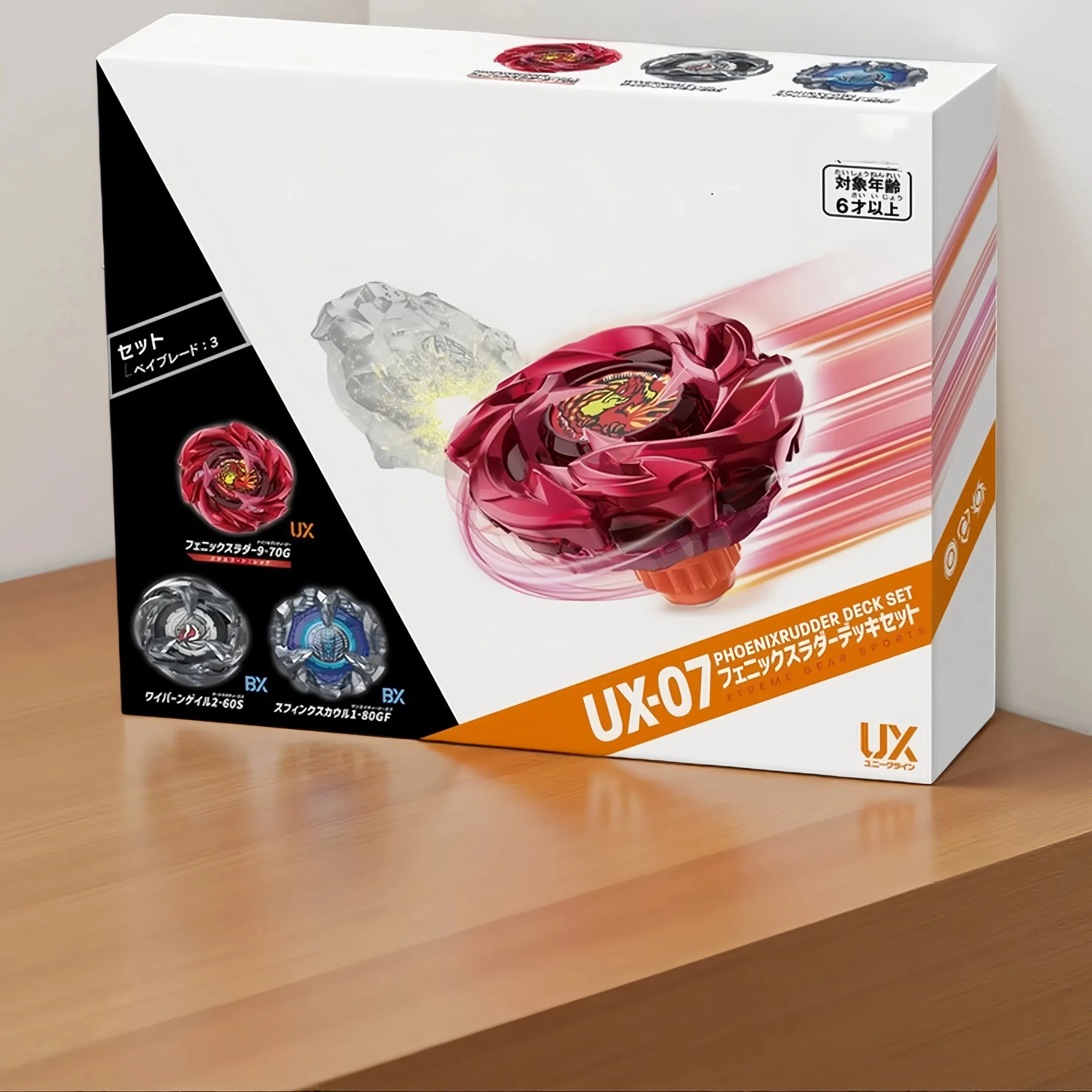 ПОДЛИННЫЙ TT BEYS UX-07 Phoenix Rudder Deck Battle X Новый с оригинальным набором упаковочных коробок