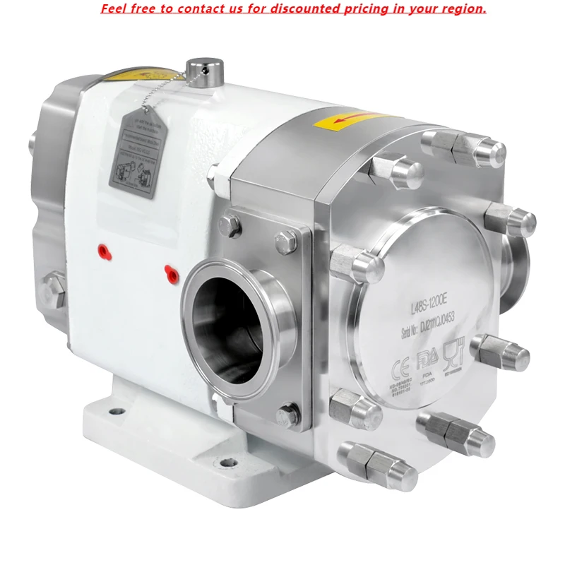 

Donjoy гигиенический роторный лопастной насос из нержавеющей стали 316L серии TU пищевой для напитков, еды, шоколада, пива, меда