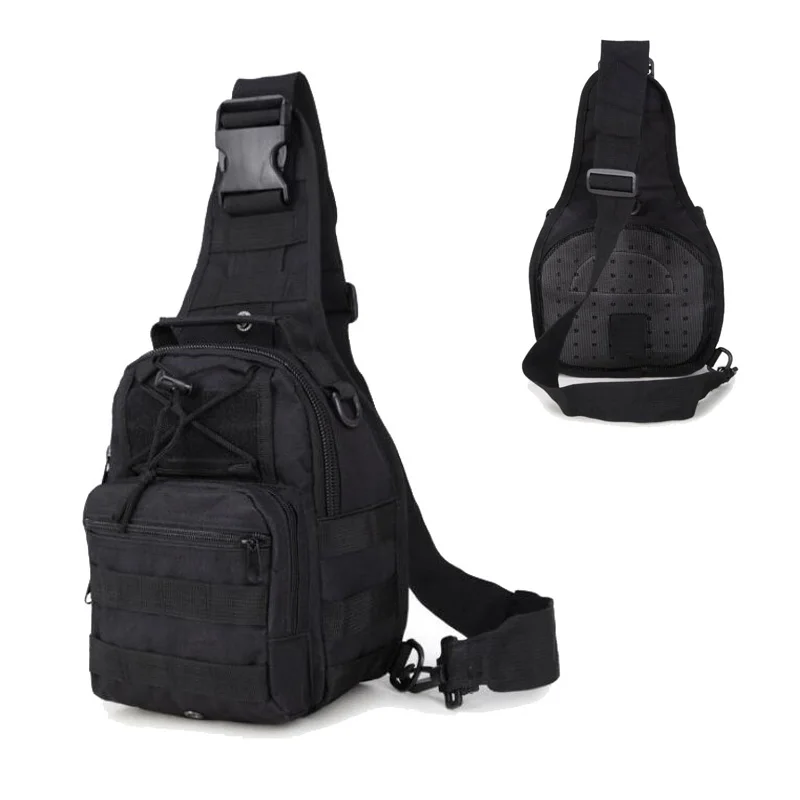 Tactical Chest Bag Hunting Pack Pistol Gun Case Outdoor Sport Molle Bag Crossbody Shoulder Bag Hiking Camping Cycling Backpack