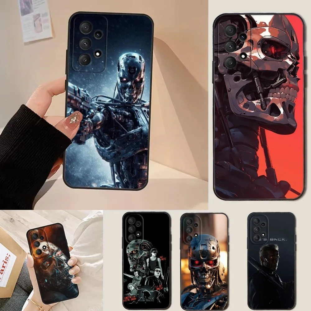 

Movie The T-Terminator Phone Case For Samsung Galaxy A13,A21s,A22,A31,A32,A52,A53,A71,A80,Soft Black Shell