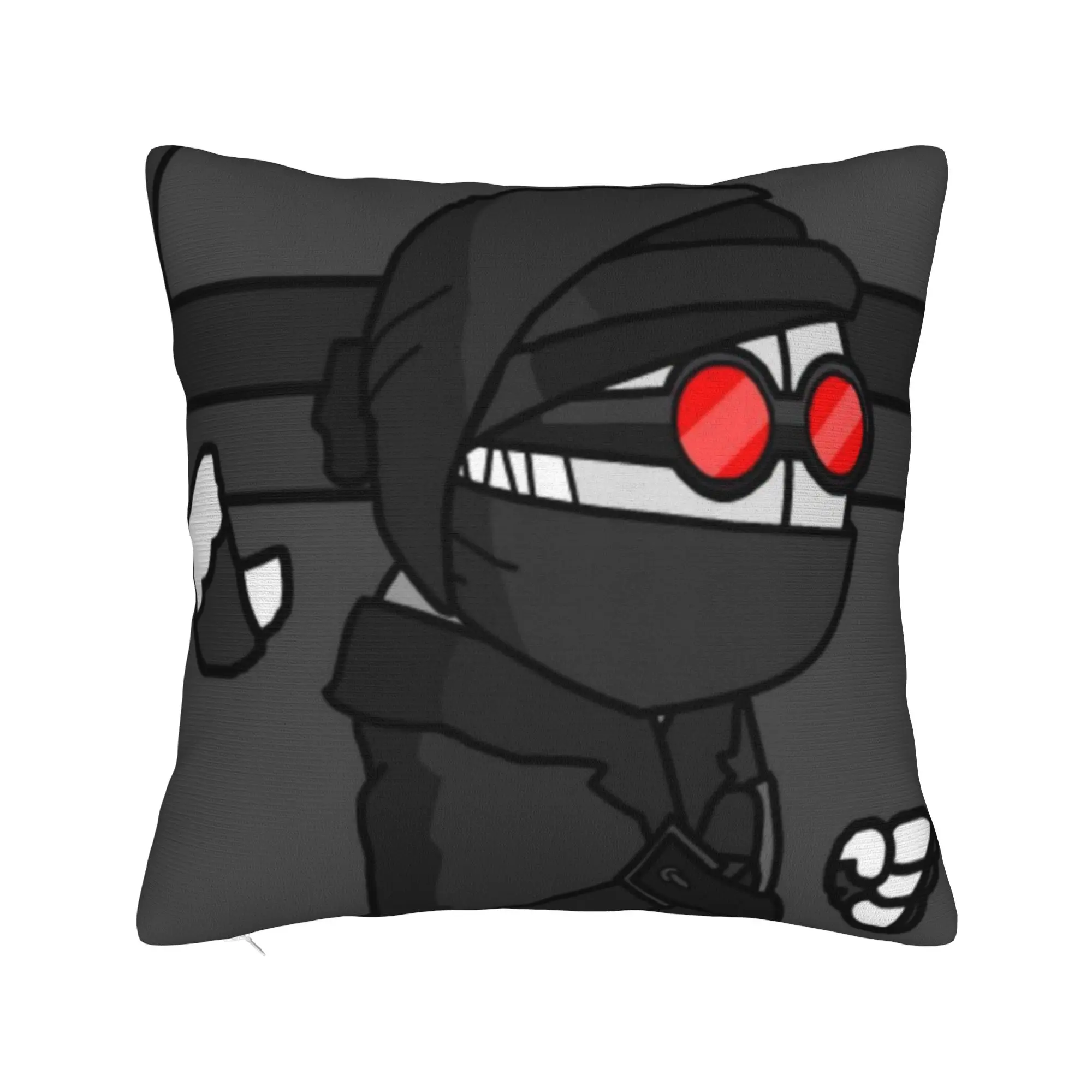 MADNESS COMBAT Hank Pillow Cover  Square Cushion Cover Morden Pillow Case For Sofa Home Decoration