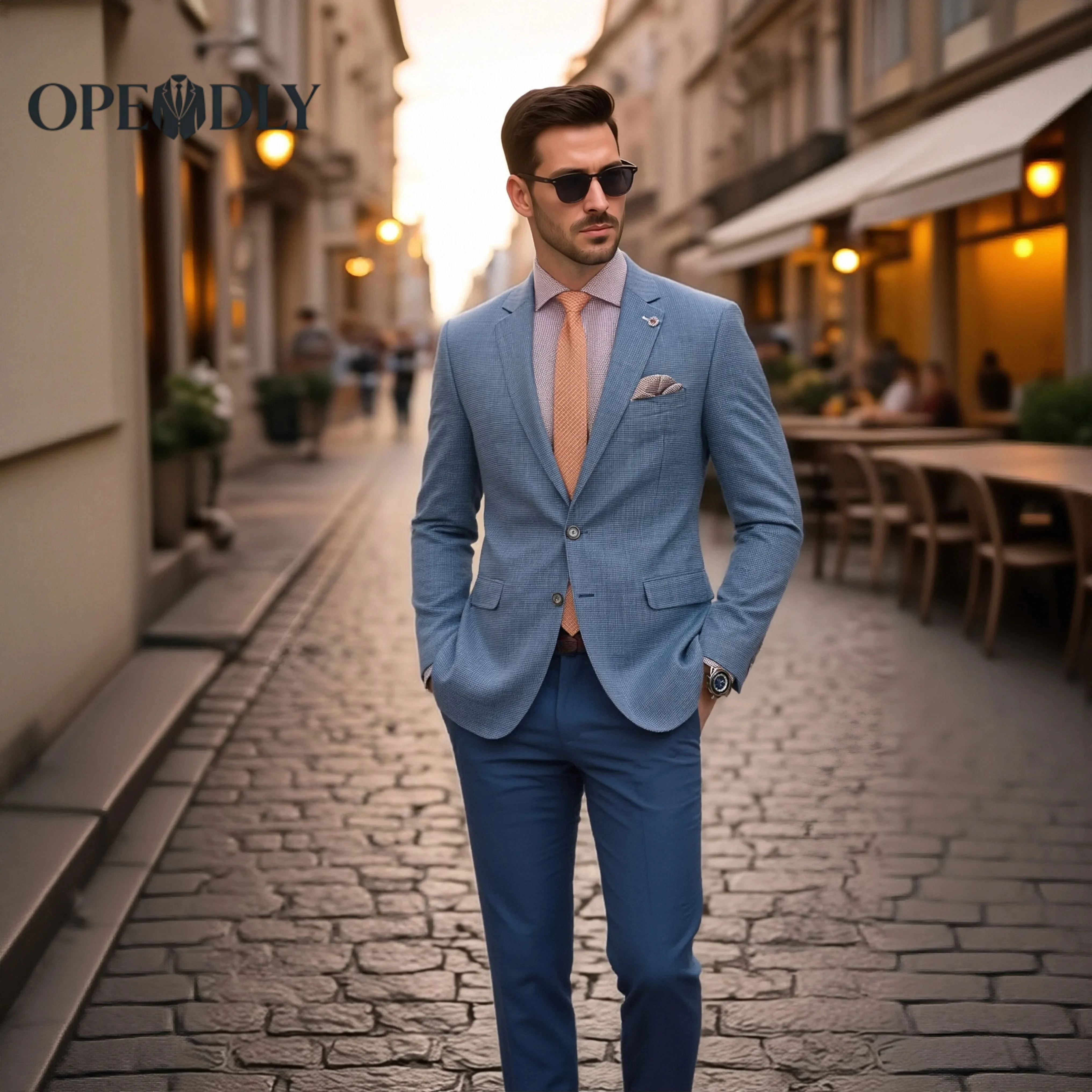 

Slim Fit 3 Piece Tuxedo Suit Set Custom Tailored for Wedding Groom Blazer Vest Dress Pants Mens Formal Attire Groomsmen