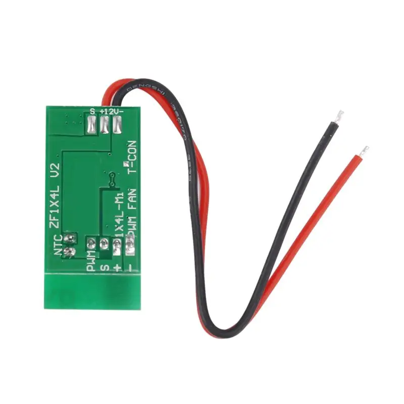 SEWS-2X DC 12V 4 Wire PWM Fan Temperature Control Speed Controller Governor Regulator For PC Computer CPU Fan Cooler Alarm