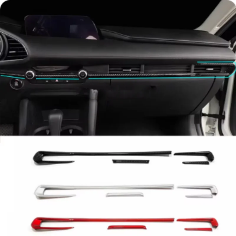 

For Mazda 3 Axela 2019-2023 Front USB port/center dashboard trim trim Automotive interior accessories