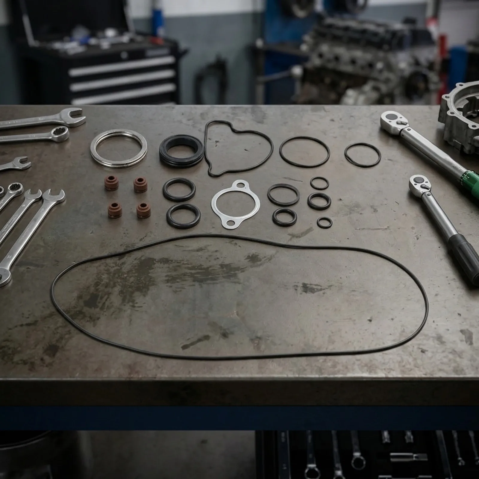 Gasket Kit for For HONDA CRF250R CRF250X CRF250 Engine Repair Including Base Cylinder Head and Valve Cover Seals