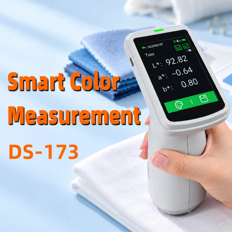 CHNSpec DS-173 Colorimeter for Textile Plastic Printing Packaging Color Measurement 30+ Light Sources UV