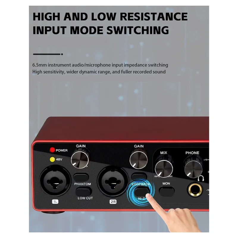 

Usb Sound Card Mixer Professional Audio Interface For Live Studio Streaming Podcasts