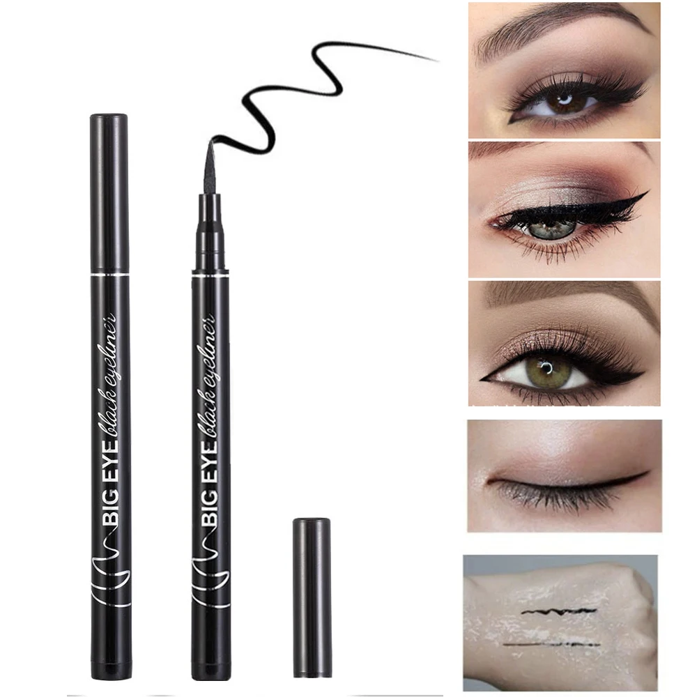 Waterproof Liquid Eyeliner Makeup for Women Long Lasting Quick Drying Eye Liner Arrow Pencil Smooth Eyeliner Pencil Cosmetics