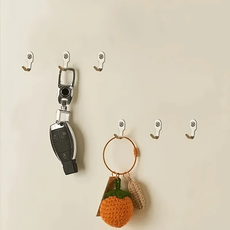 25pcs sets Metal Heavy-Duty Wall Hooks,Thickened Solid Multi-Functional U-Shaped Hooks for Bathroom and Kitchen, for Keys, Bags