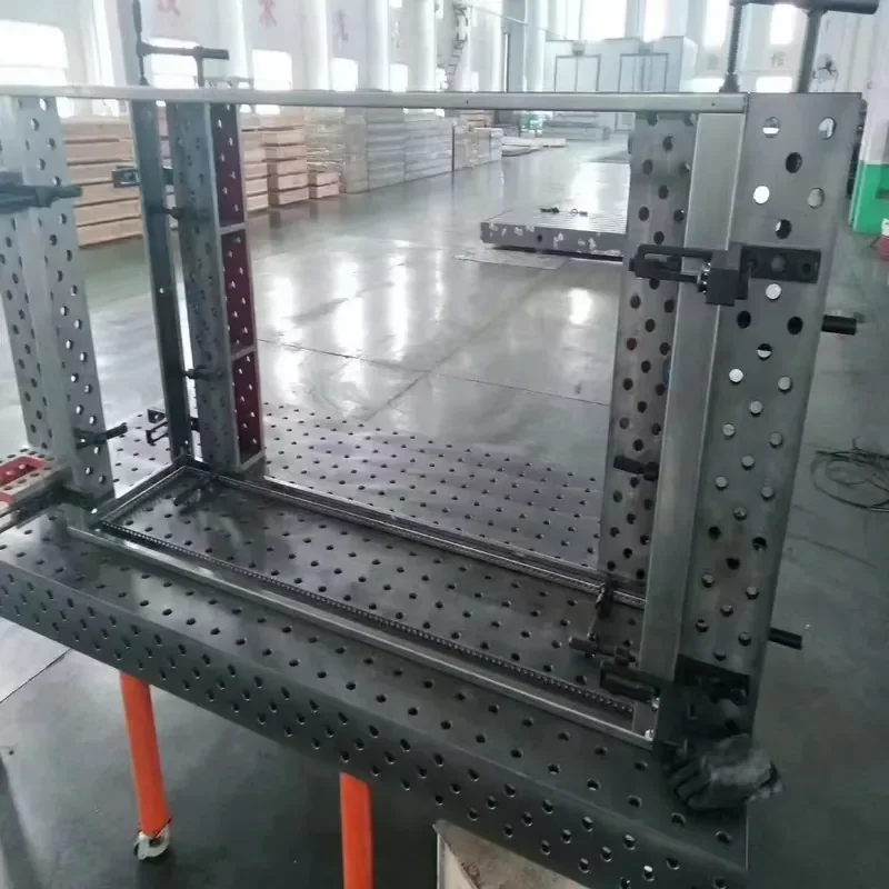 Wholesale CE Certified Workbench Adjustable Height Cast Iron 3D Welding Table with Clamps and Fixture
