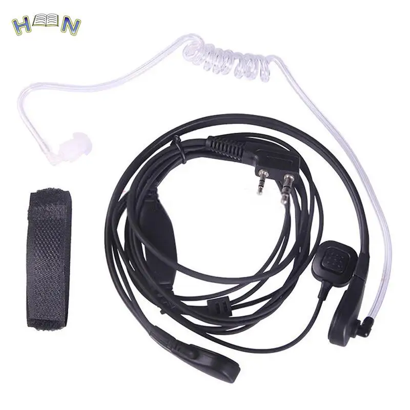 Throat Mic Earpiece Headset Finger For Baofeng UV5R 888s Radio Walkie Talkie