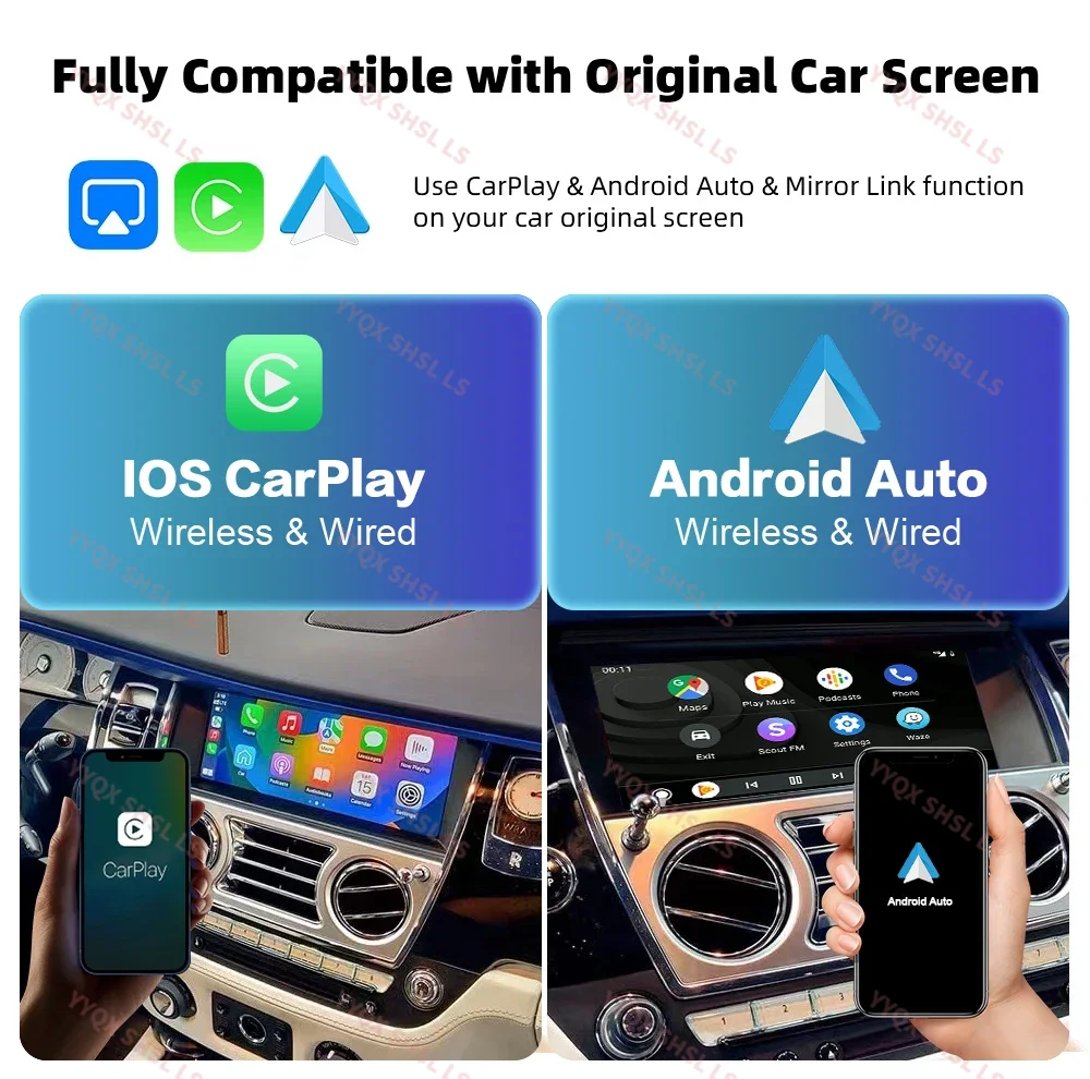 

For Rolls-Royce Ghost 2010-2018 Android Auto Wireless Apple Carplay Linux Interface Box Original Car Touch Screen Upgrade Player