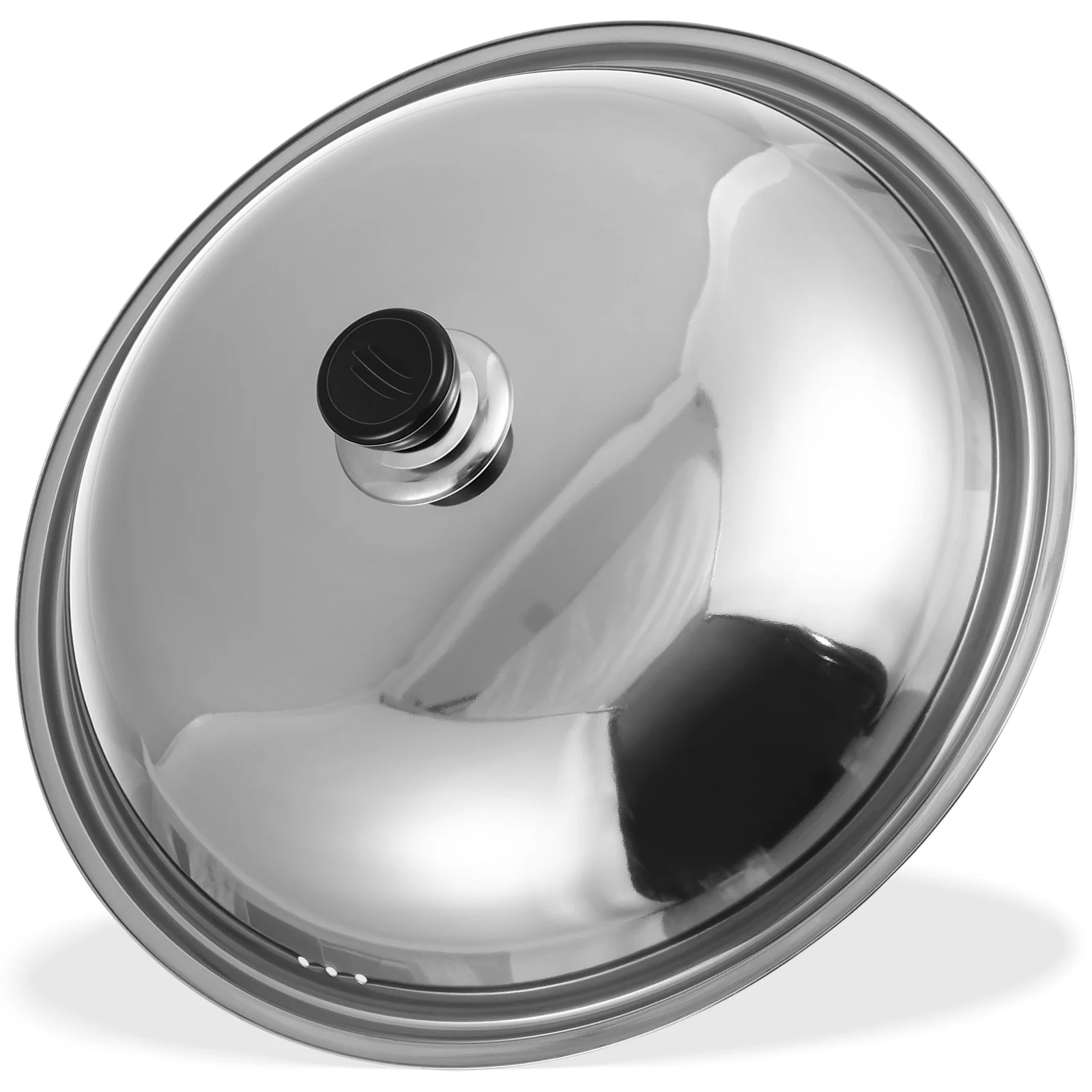 

36Cm Stainless Steel Pot Cover Anti Spill Splash Guard Lid Cooking Tool Kitchen Kitchenware Pot Cover Cooking Tool