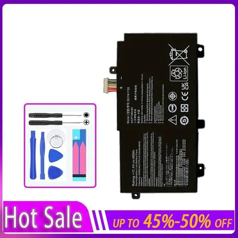 Battery B31N1726 48Wh For Asus A15 FA506IU A17 FA706II FX80 FX80G FX80GM FX86FE Tuf Gaming FX504GD FX504GE FX505DT FX505DV