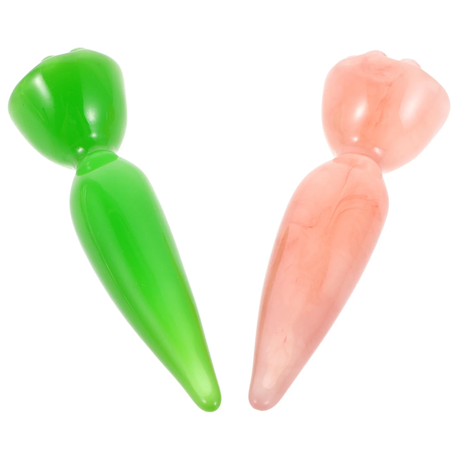 

2Pcs Massage Scraping Tool Lotus Design Face and Body Gua Sha Stick for Acupressure Eye Head Relaxation Portable Facial Roller