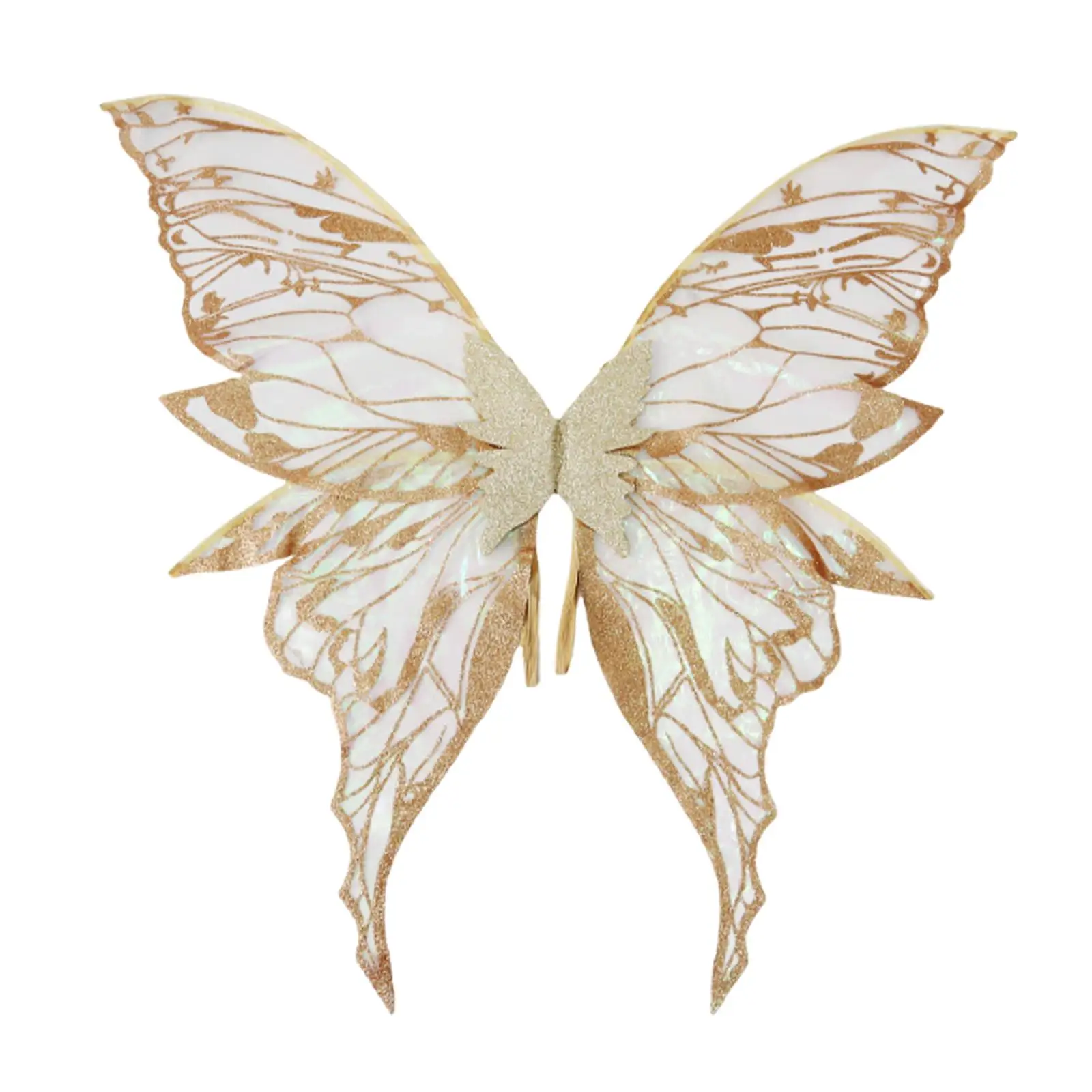 Butterfly Wing Costume Polyester Lightweight Fairy Wings Cosplay for Women Dress Up Party Photo Prop Butterfly Wing Costume Polyester Lightweight Fairy Wings Cosplay for Women Dress Up Party Photo Prop