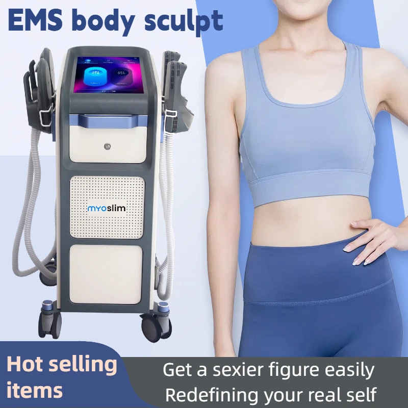 

EMS MYOSLIM RF Muscle Stimulation HI-EMT Weight Body Slimming Sculpting Machine Body Slimming Fat Reduction Beauty Equipment