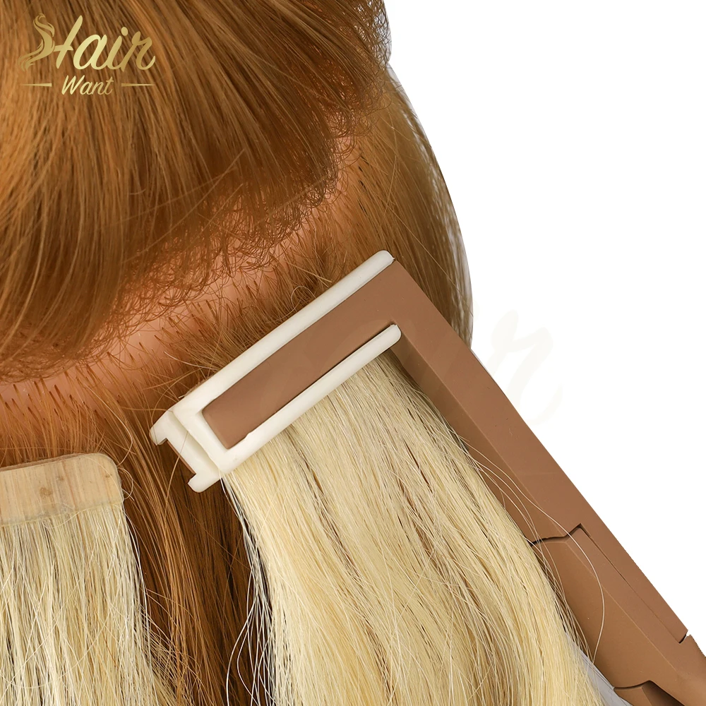 

Hair Want Tape in Hair Sealing Pliers Stainless Steel Flat Surface Hair Extensions Pliers for Tape In Extensions
