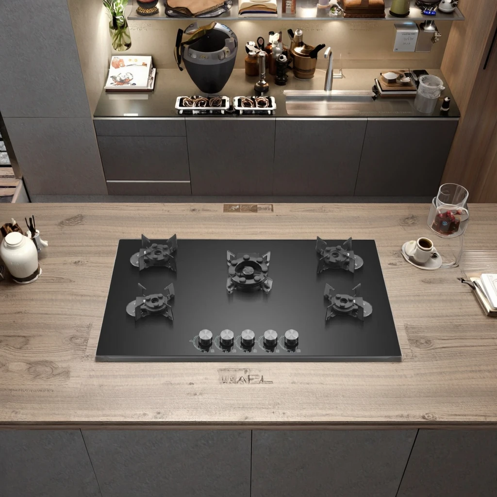 Commercial Smart Gas Stove - China Built-in/Table Top Cooking Range for Restaurants, High-Power Stainless Steel Burner