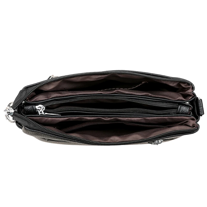 2024 Simple Women Messenger Bags Female Crossbody Bag PU Leather Vintage Shoulder Bags Casual Travel Small Purse and Handbag Sac