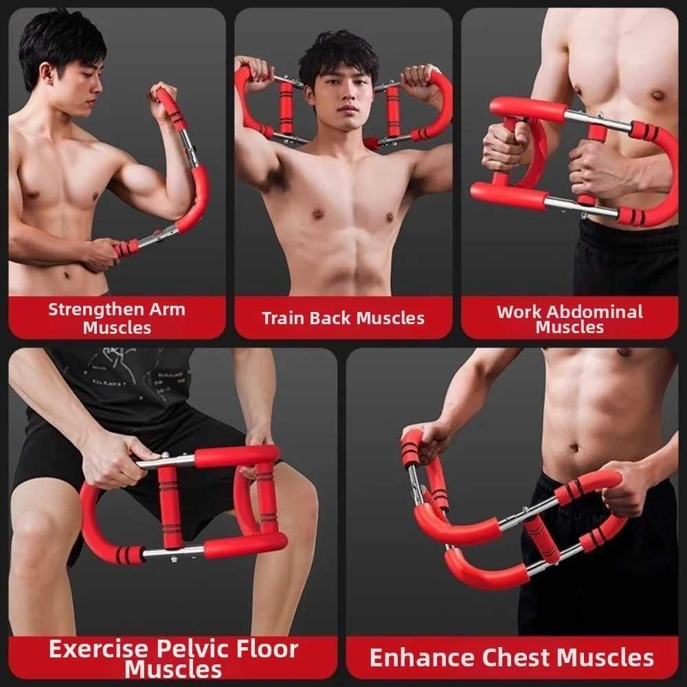 U-Shaped U-shaped Arm Exerciser Multi-Function 3 Adjustable Levels Wrist Strength Trainer to Train Arm Strength Anti-slip