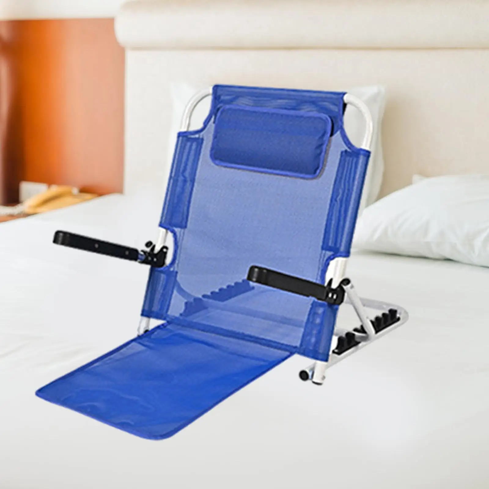 

Floor Beach, Chair Beach Chair, Reading Bed Rest Pillow, Adjustable Portable Sit Up Backrest Bed Backrest for Elderly
