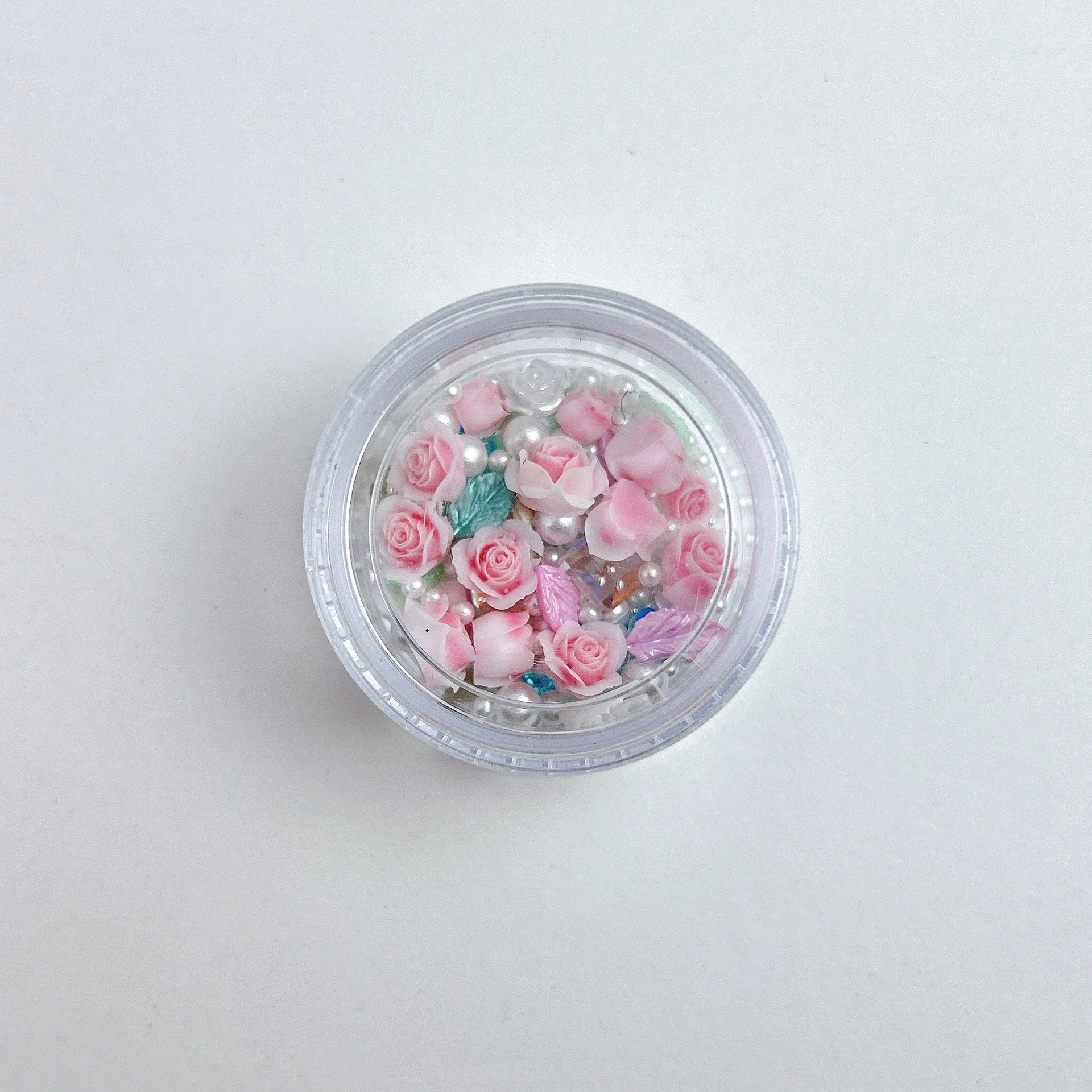 1set 3D Exquisite Resin Camellia Nail Charms Fresh Leaf Colorful Flowers Versatile Nail Art Decoration Accessories DIY Manicure