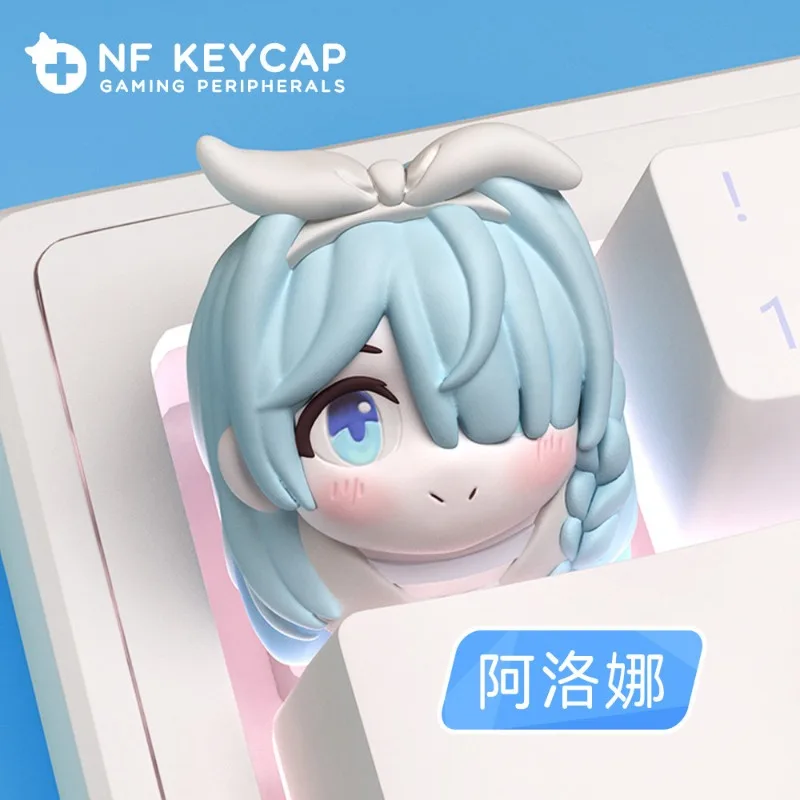 

Аниме-кейкапы с мультяшными персонажами, 3D-кейкапы из смолы ручной работы, оригинальные кастомные кейкапы для механических клавиатур, аксессуары, подарок, DIY