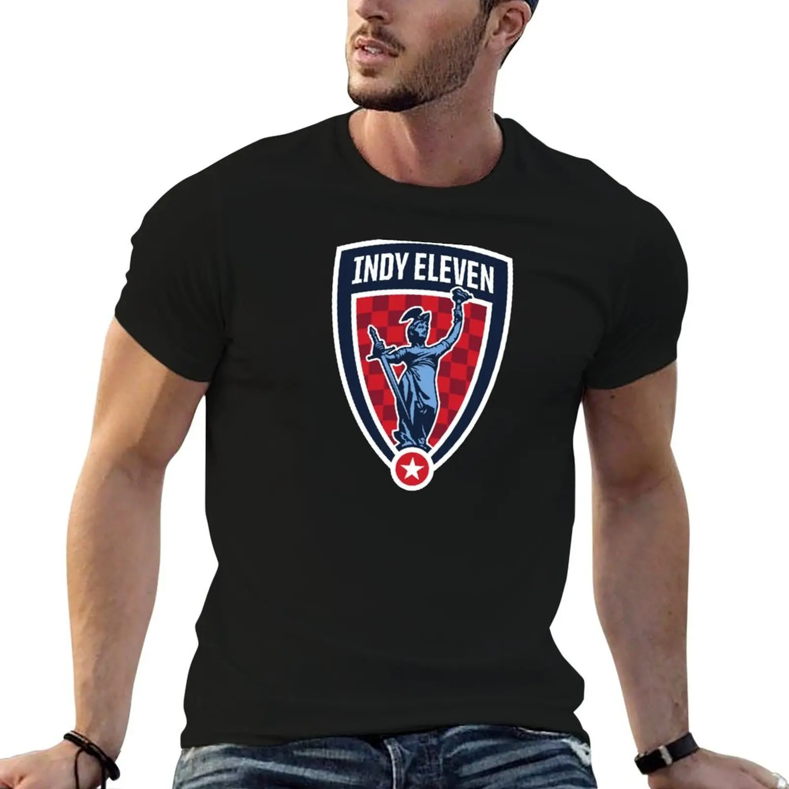 

The Indy Eleven Logo T-Shirt t shirt man cotton anime t shirts oversize T-Shirt