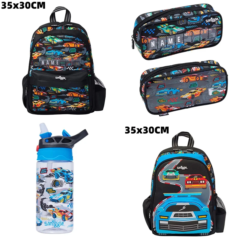 

Genuine Australia Smiggle Backpack School Bag Race Car Cartoon Series Anime Backpack Student Gift Separate Purchases