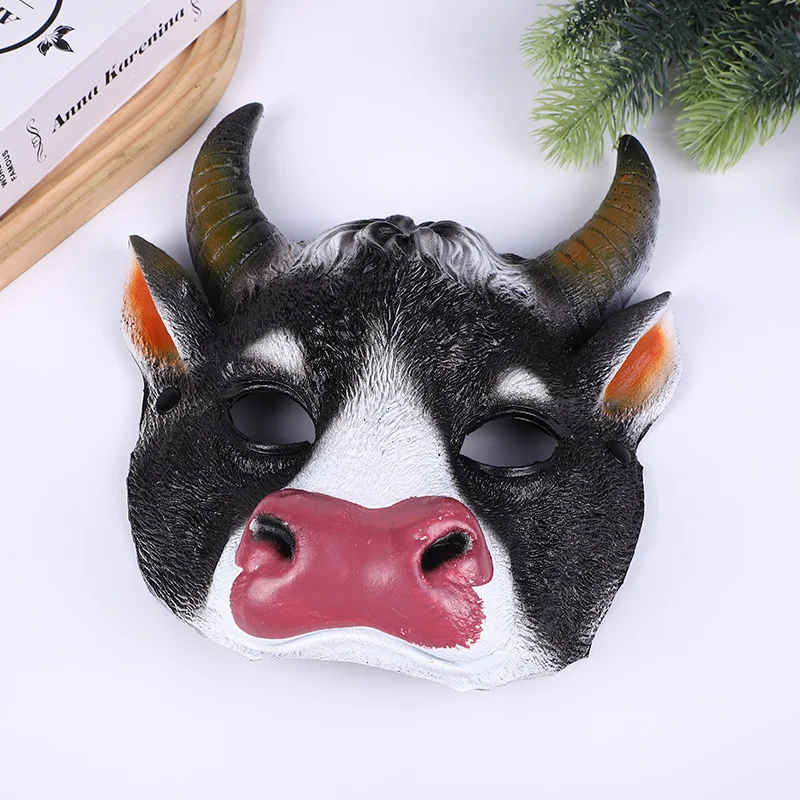 Meia face ram chifre máscara halloween cosplay máscara ressurreição carnaval espuma do plutônio demônio satanás máscara cosplay máscaras de máscaras
