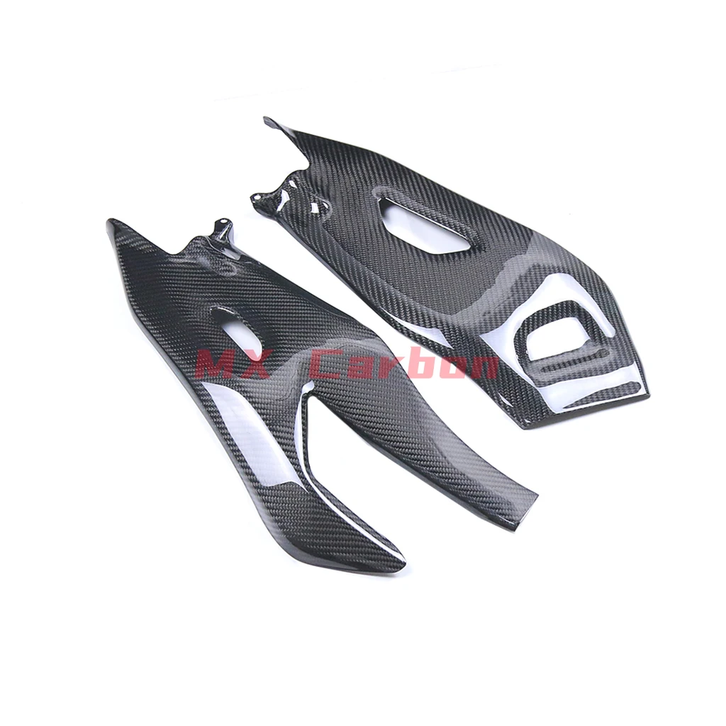 Motorcycle Swingarm Covers Protectors Fairing Real Carbon Fiber Accessories For Yamaha MT-10 FZ-10 2020+ R1 R1M 2015+