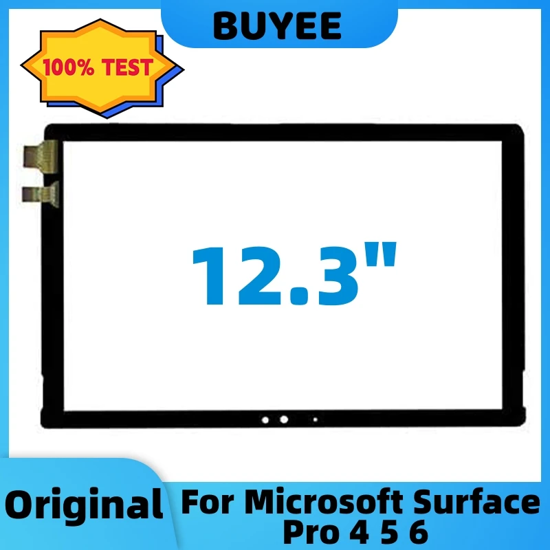 12.3” Touch Panel For Microsoft Surface Pro 4 Pro 5 Pro 6 Touch Screen Digitizer Front Glass Laptop Parts Replacement W/ OCA