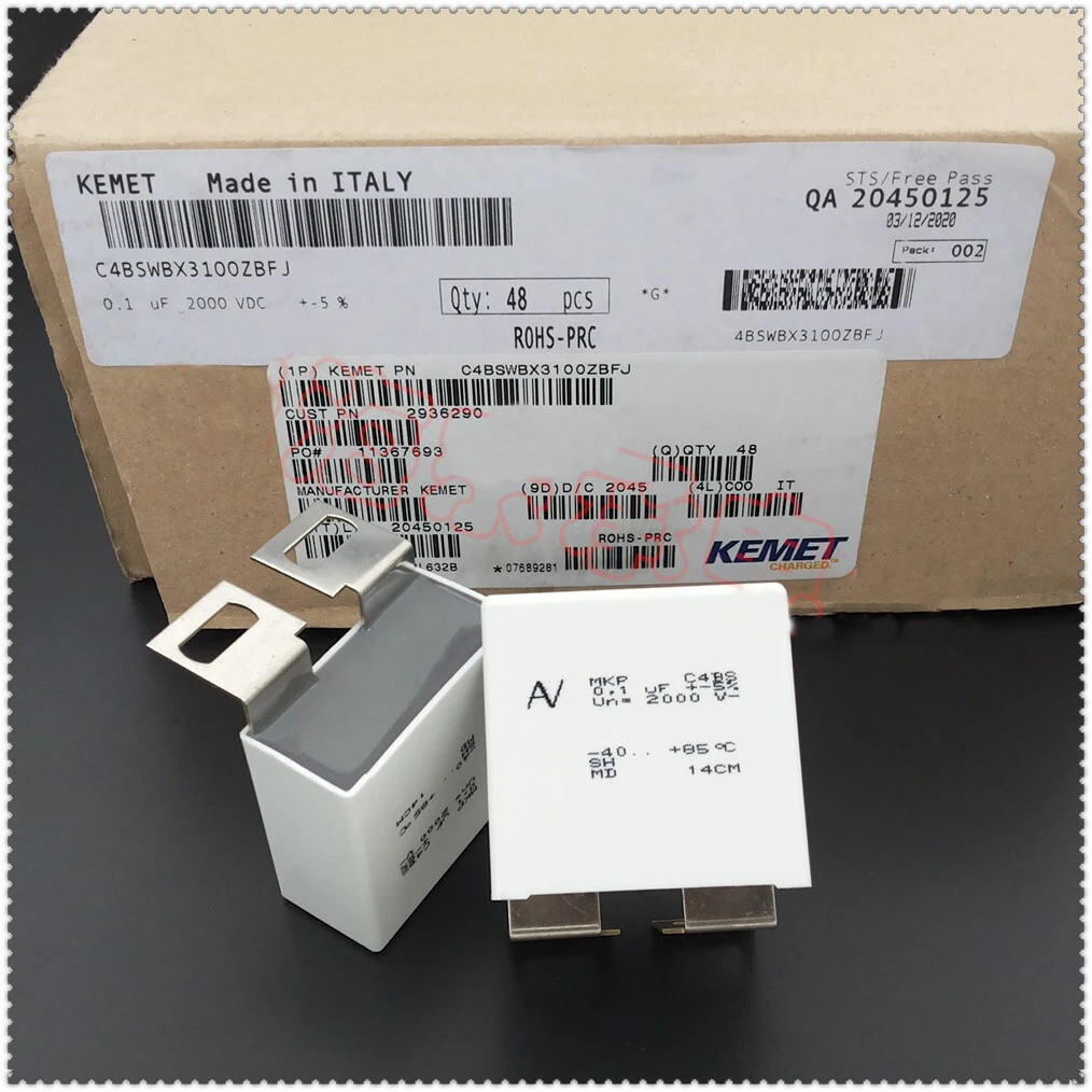 輸入イタリア製-01μf-2000v-av-mkp-c4bs-igbt-無誘導吸収フィルムコンデンサ