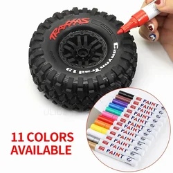 Rotulador de pintura para colorear neumáticos de coche teledirigido, accesorio para colorear neumáticos, herramienta de dibujo para coche teledirigido, Crawler Traxxas TRX4 G500 Axial SCX10