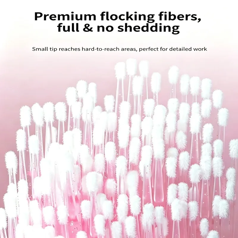 100/500Pcs Micro Brush Crystal Lash Removing Swab Microbrush Mascara Wands Applicator Eyelash Extension Makeup Brushes Tools