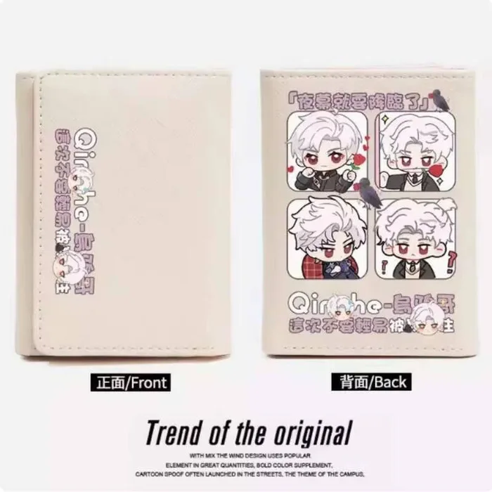 

Anime Love And Deepspace Sylus Fashion Wallet PU Purse Card Coin Hasp Money Bag Cosplay Gift B1761 Anime