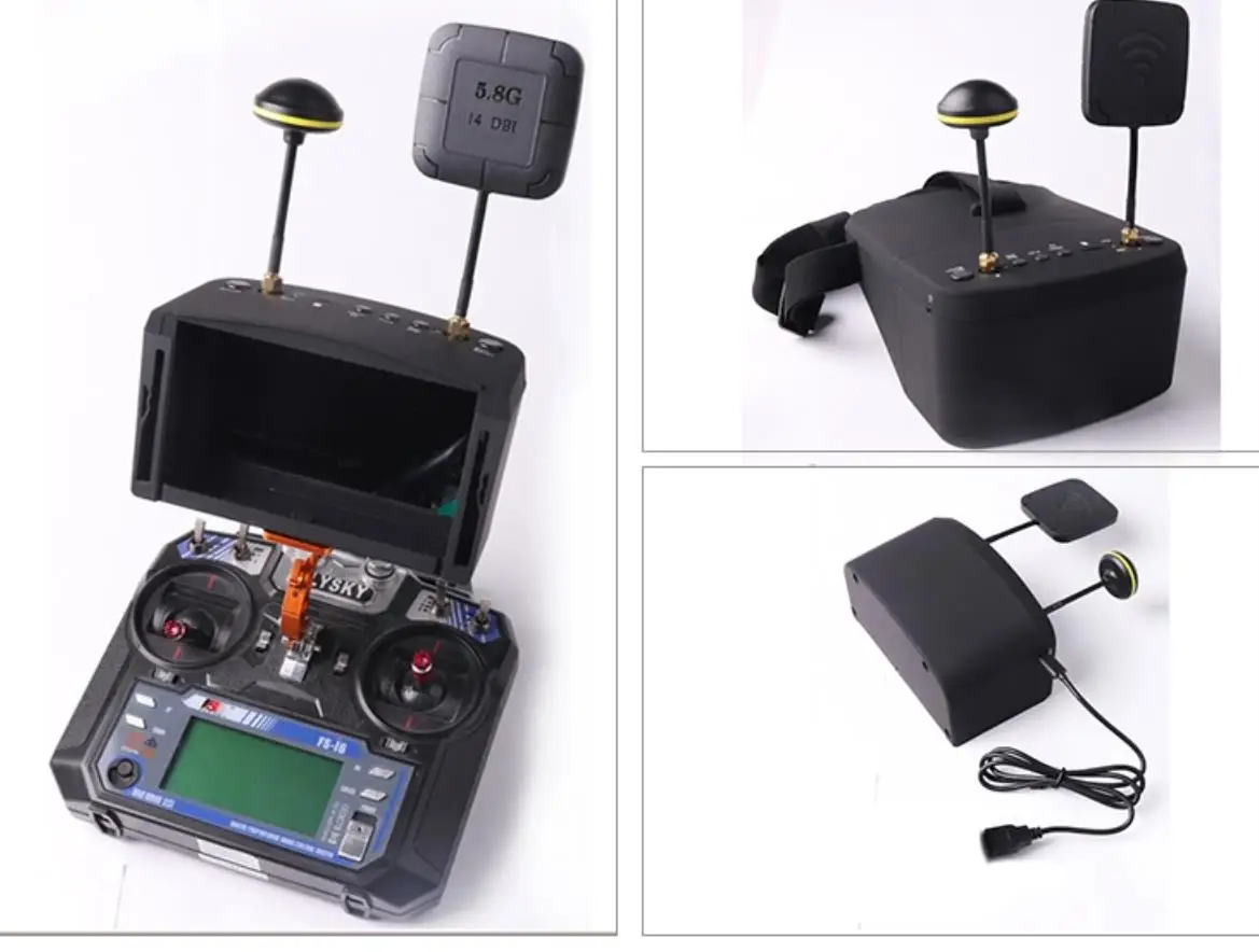 

EV800 5 Inches 800x480 5.8G 40CH Raceband Auto-Searching FPV Goggles With Battery For RC Racing Drone