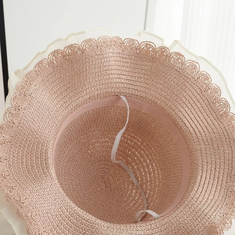 

Соломенная шляпа-тюльпан с сумкой через плечо в одном стиле, шляпа от солнца в корейском стиле, шляпа-ведро для девочек, складная шляпа от солнца с защитой от УФ-лучей