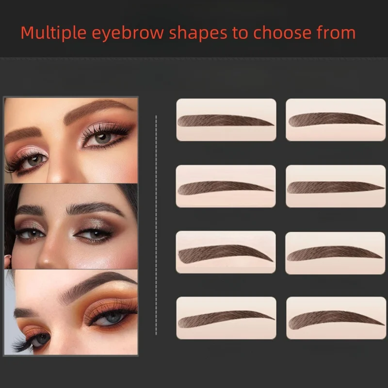 Thrush Artifact, Beginner's Complete Eyebrow Patch Set, Eyebrow Card Drawing Eyebrow Assistant, 8 Eyebrow Shapes