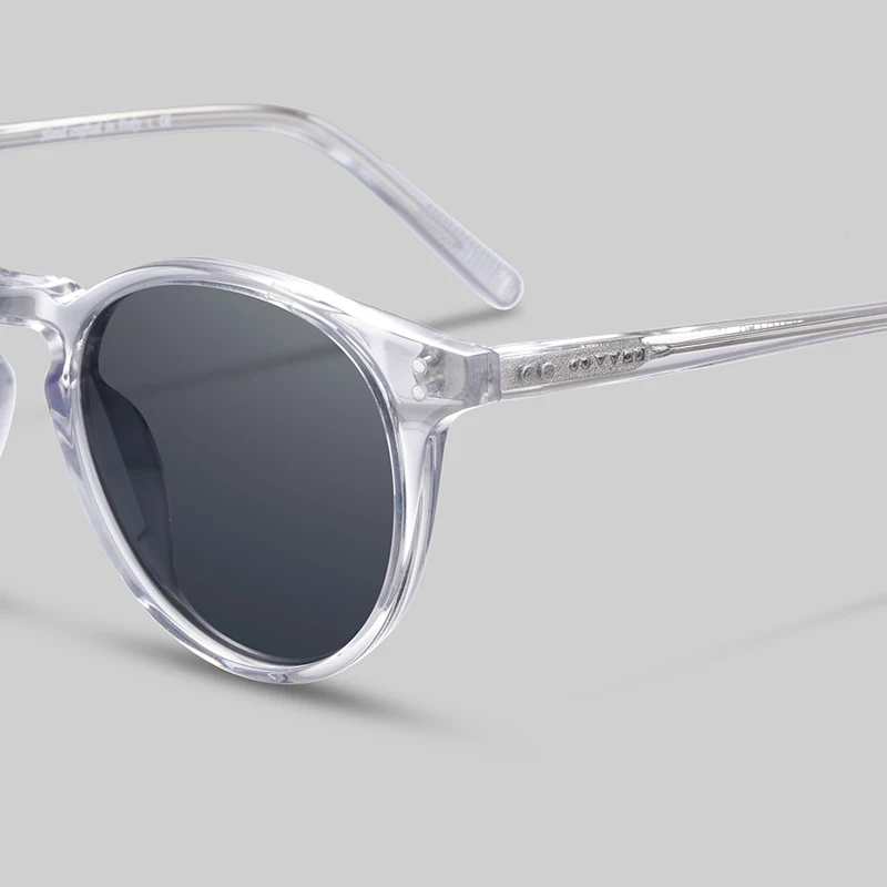 Gregory Peck Sunglasses Women Acetate Round Polarized Vintage Driving Glasses Designer Men Sunglasses  Size45 O Malley